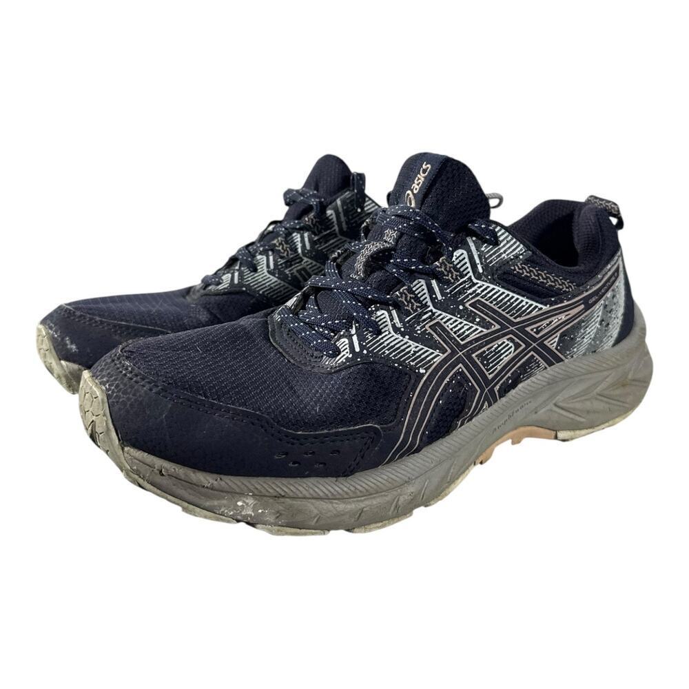 Asics Gel-Venture 9 Shoes Womens Size 8 Blue Sneakers Trail Running Athletic